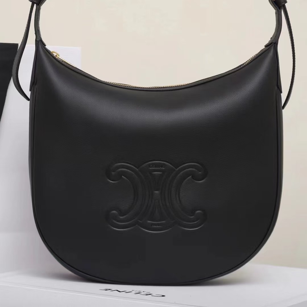 CELINE HELOISE TRIOMPHE soft cow leather handbag