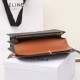 CELINE TRIOMPHE CANVAS sheep-leather sash purse