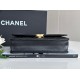 CHANEL Superior Workshop Double Gold beads WOC black authentic leather