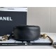 CHANEL metal ball bun bag