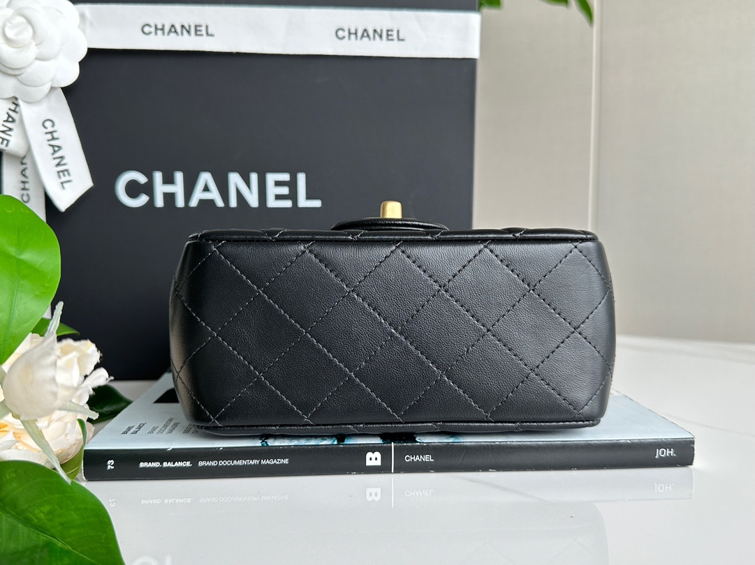 Chanel 23K Golden Ball square fat bag