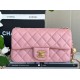 CHANEL 23K Gold Ball CF MINI Pink Blue