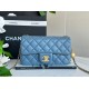 CHANEL 23K Gold Ball CF MINI Pink Blue