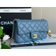 CHANEL 23K Gold Ball CF MINI Pink Blue