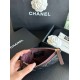 CHANEL classic mini zipper carrying black gold purse