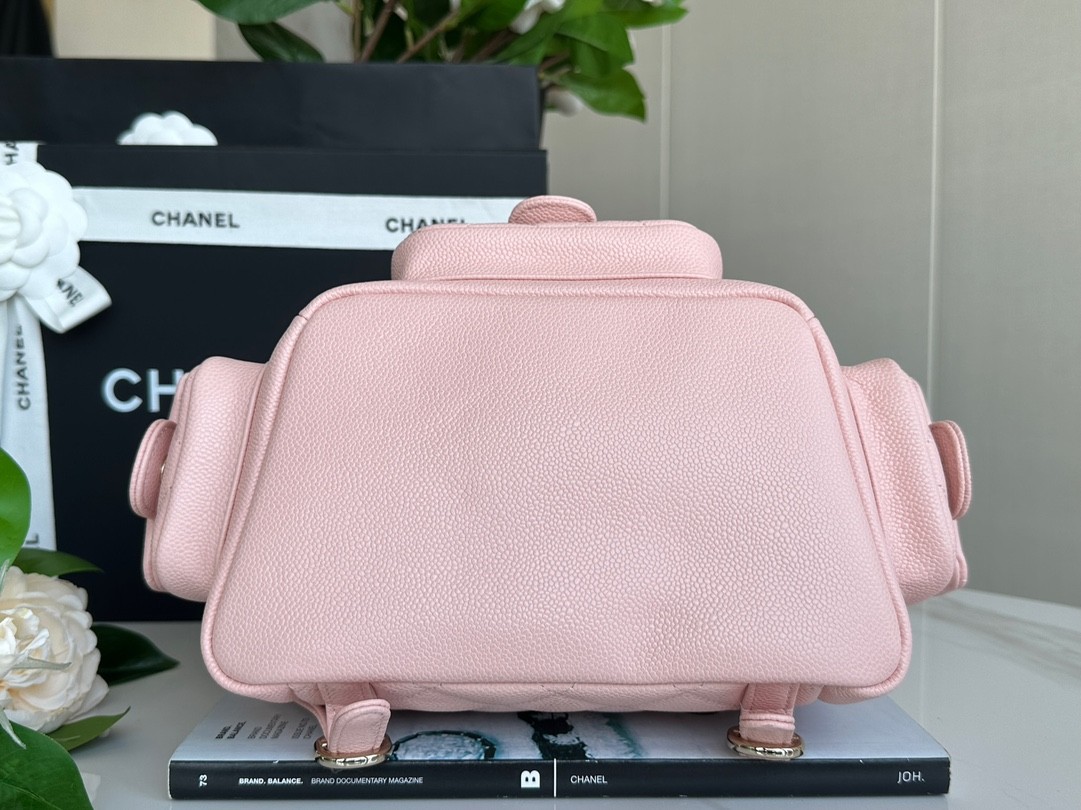 Chanel 23K dynamite Duma backpack cherry blossom powder