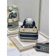 DIOR Mini Lady Dior Wicker handbag