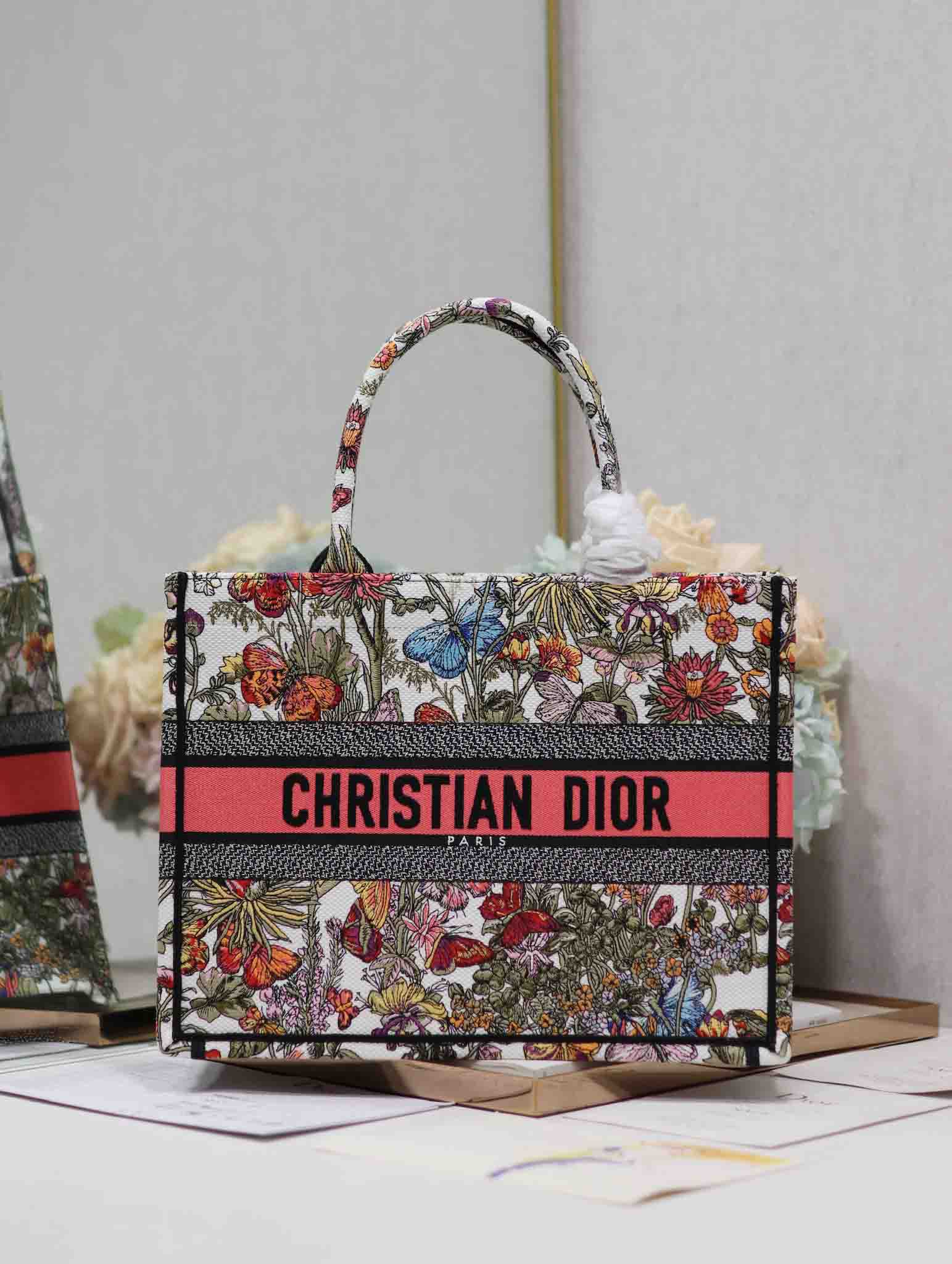 DIOR  Medium Book Tote Handbag