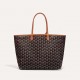 Goyard Saint Louis MM Tote bag（Black Brown）