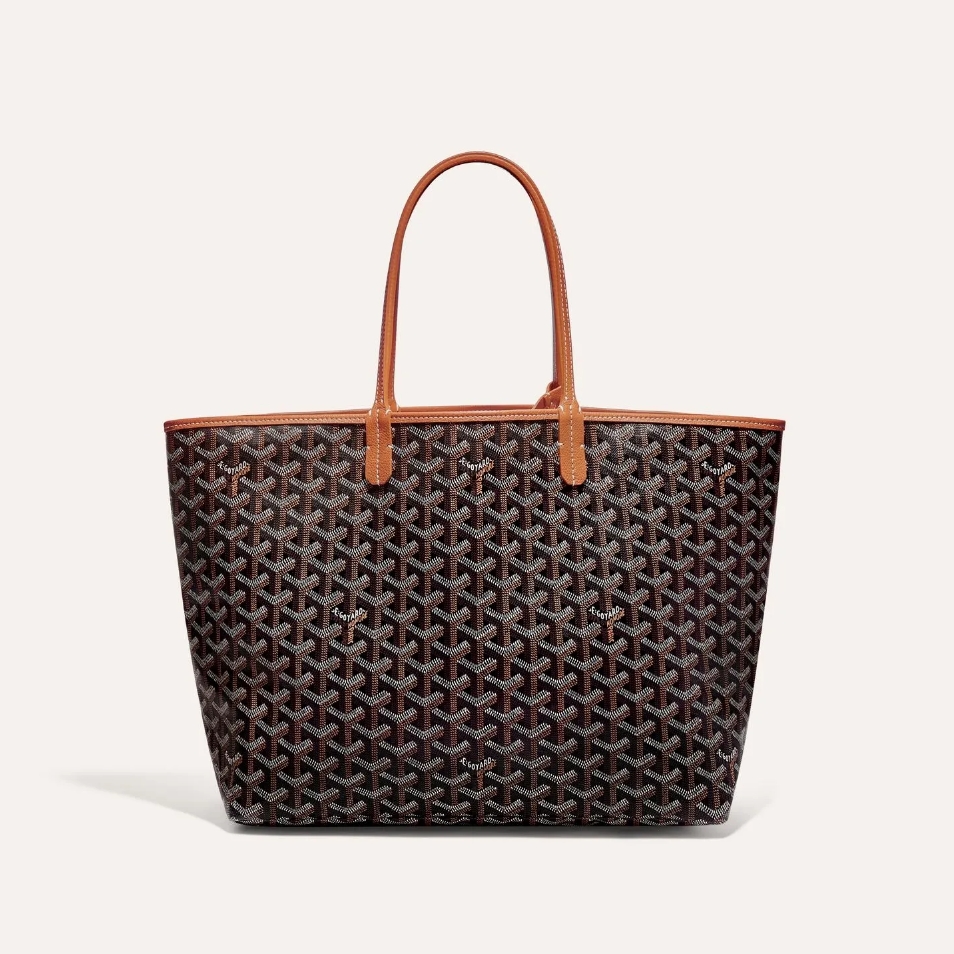 Goyard Saint Louis MM Tote bag（Black Brown）