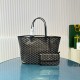 Goyard Saint Louis MM Tote bag（Black Brown）