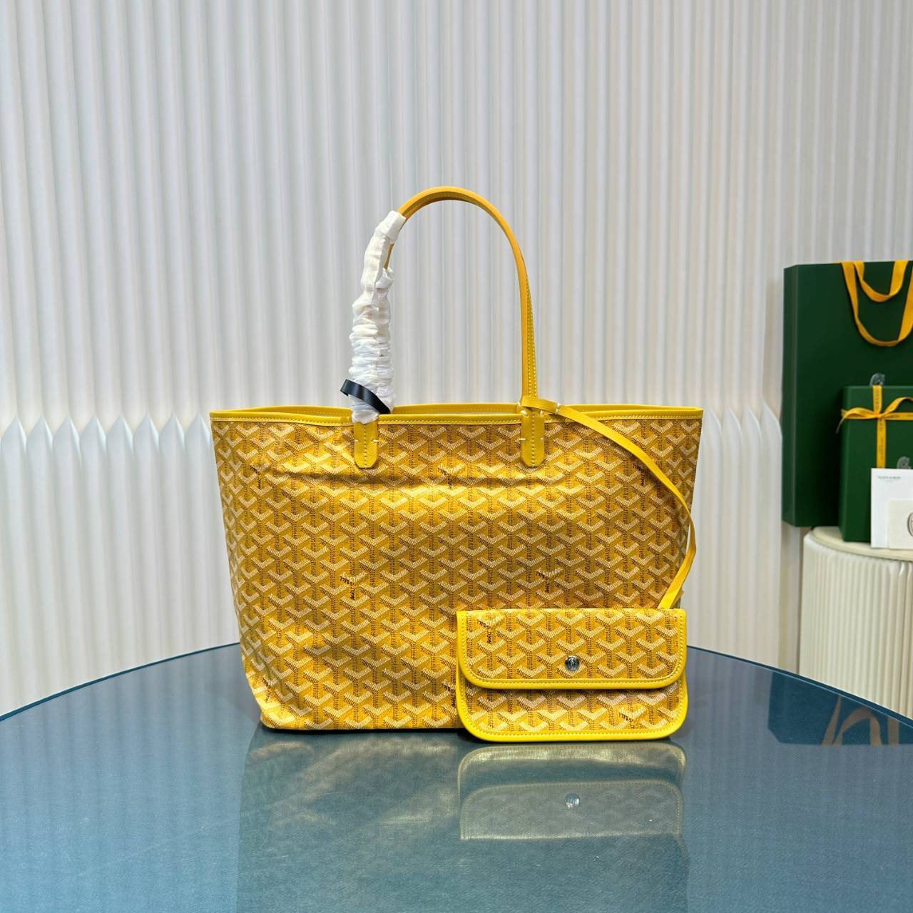 Goyard Saint Louis MM Tote bag（Black Brown）