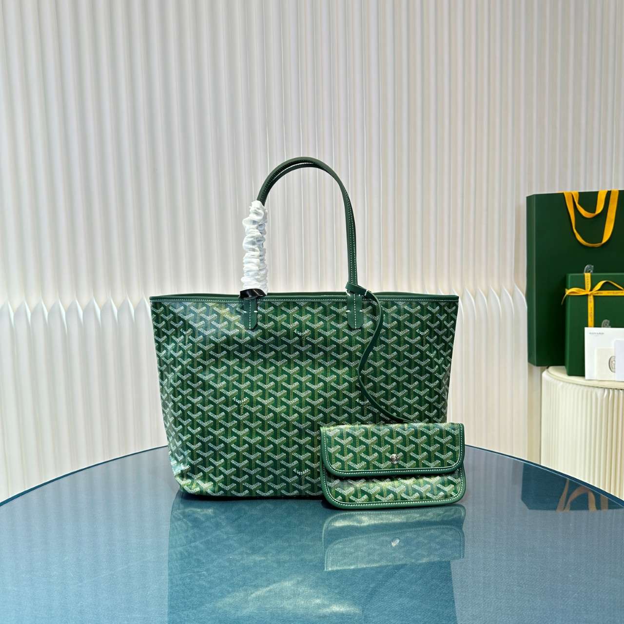 Goyard Saint Louis MM Tote bag（Black Brown）