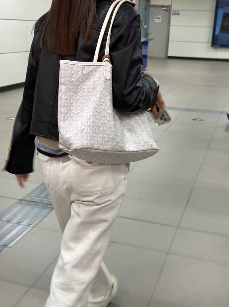 Goyard Saint Louis MM Tote bag（Black Brown）