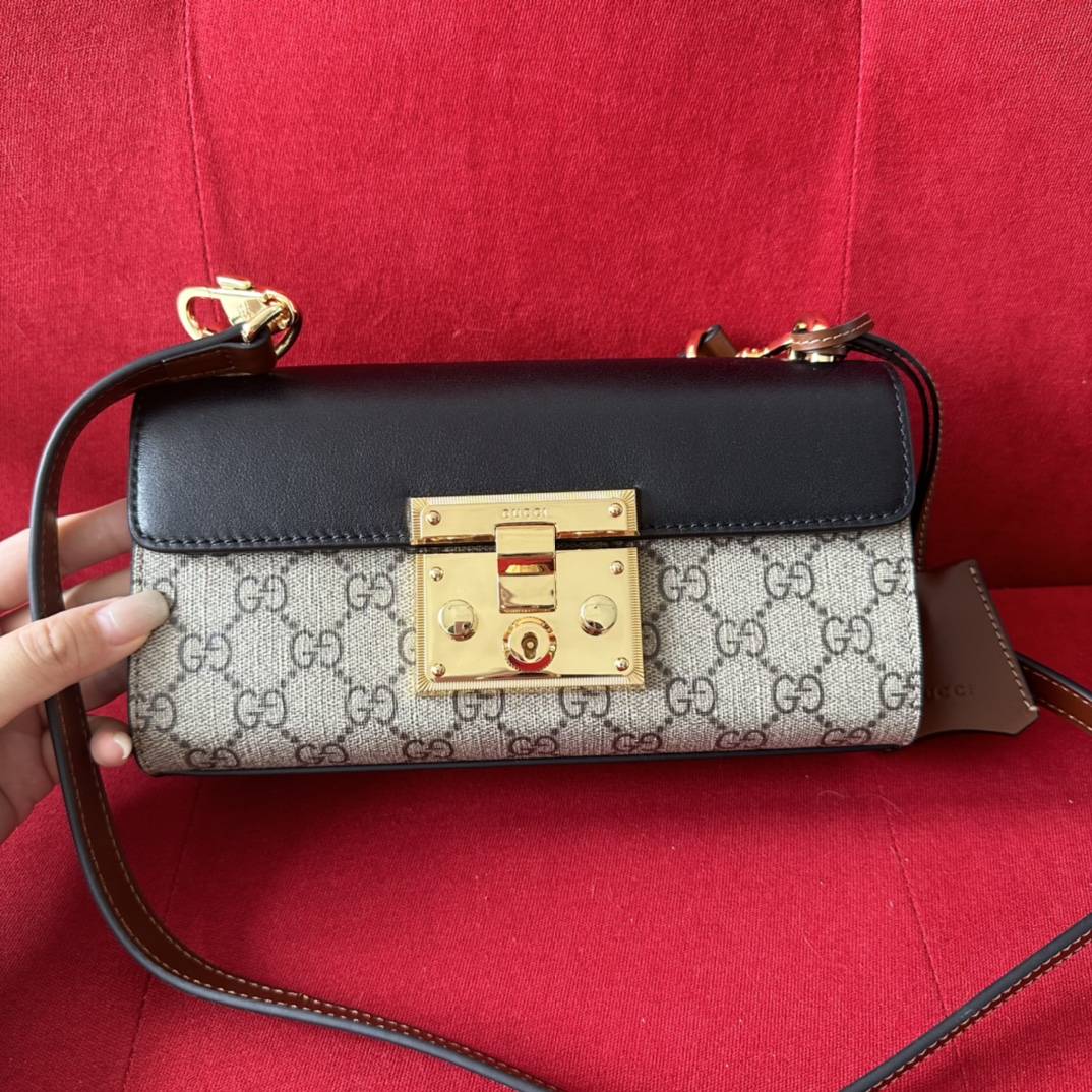 GUCCI Padlock leather bag