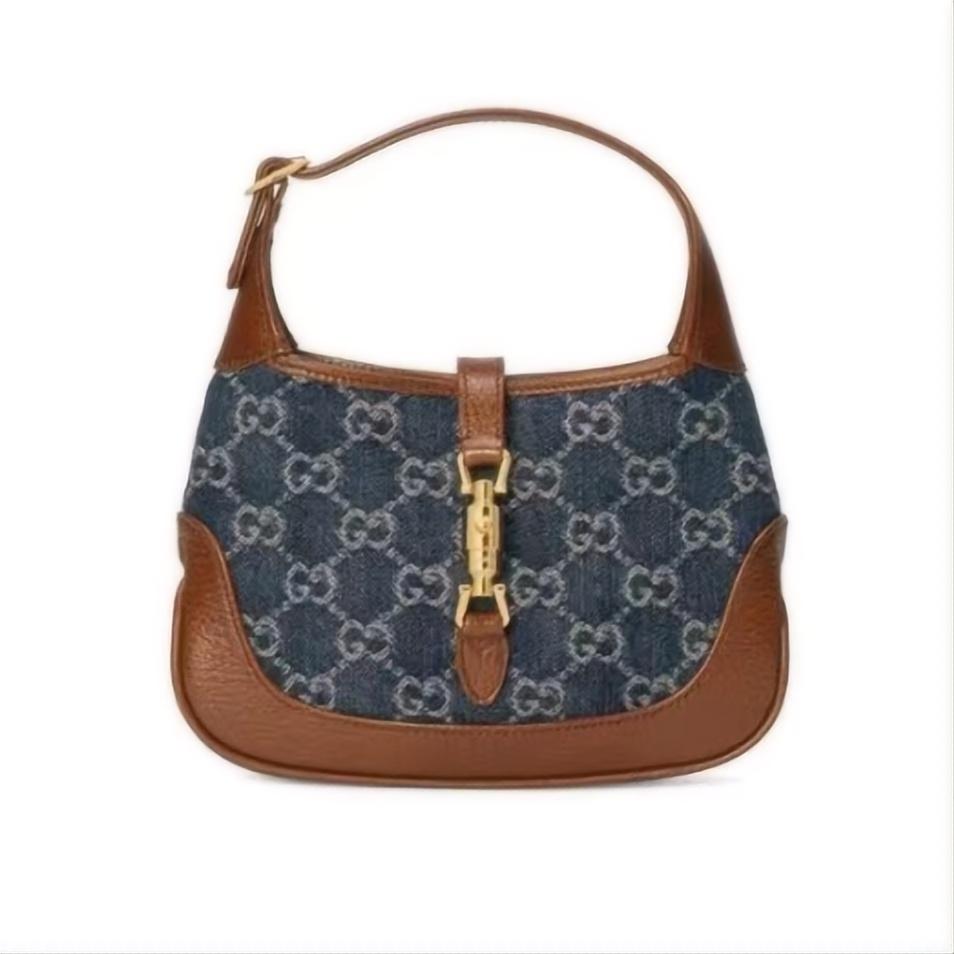 GUCCI Jackie 1961  mini denim handbag