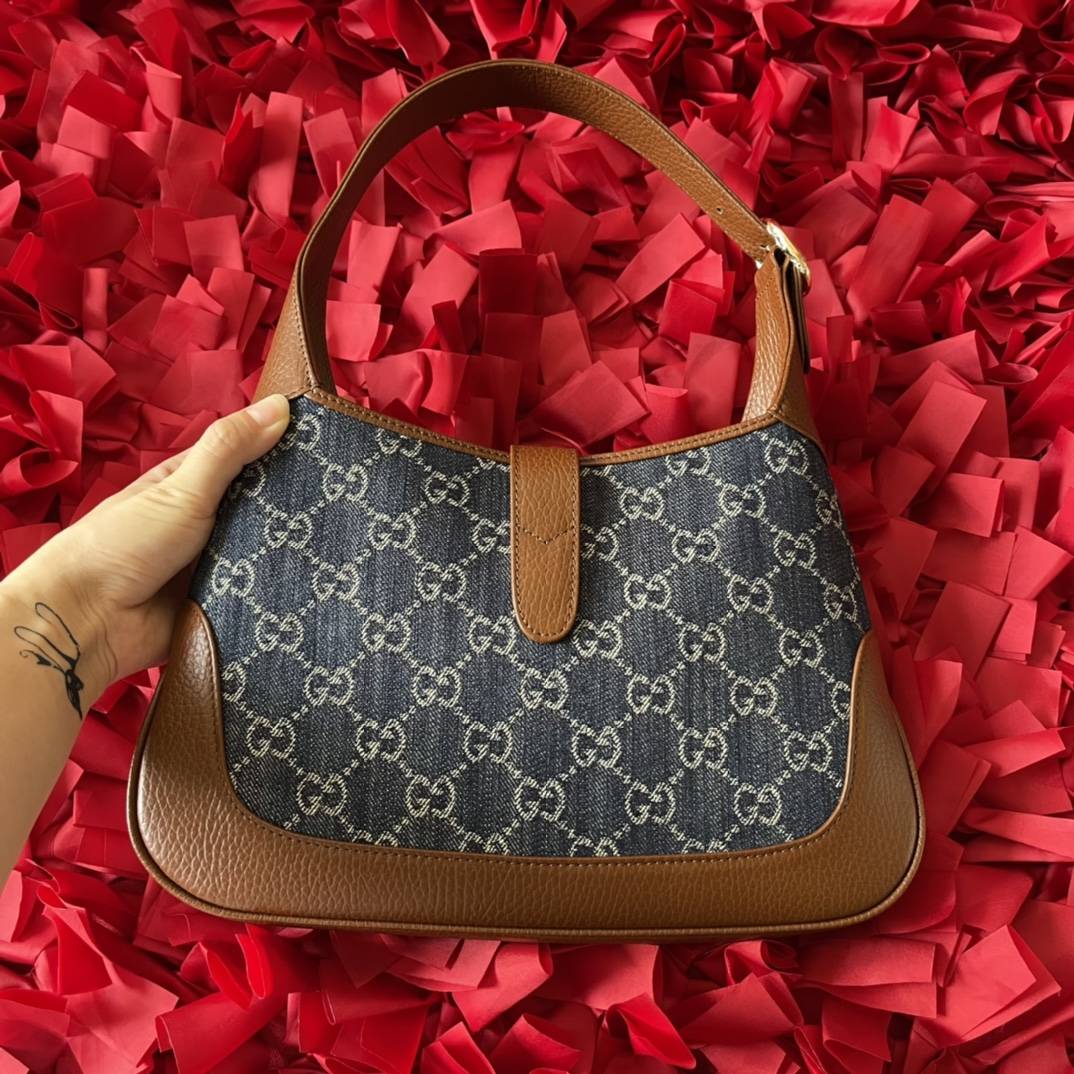 GUCCI Jackie 1961 small  Denim bag