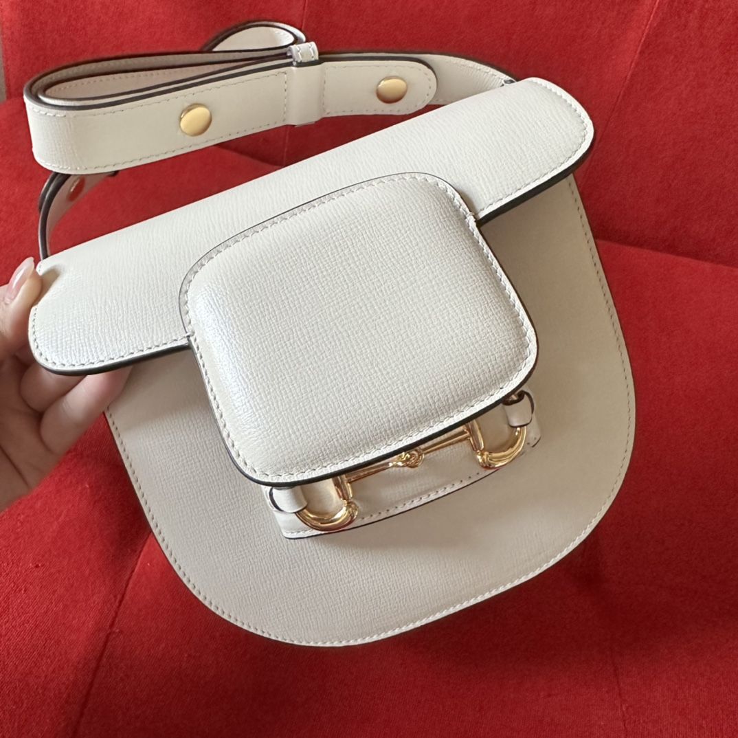 Gucci Horsebit 1955 mini semicircular handbag