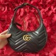 GUCCI Marmont mini handbag with half moon shape