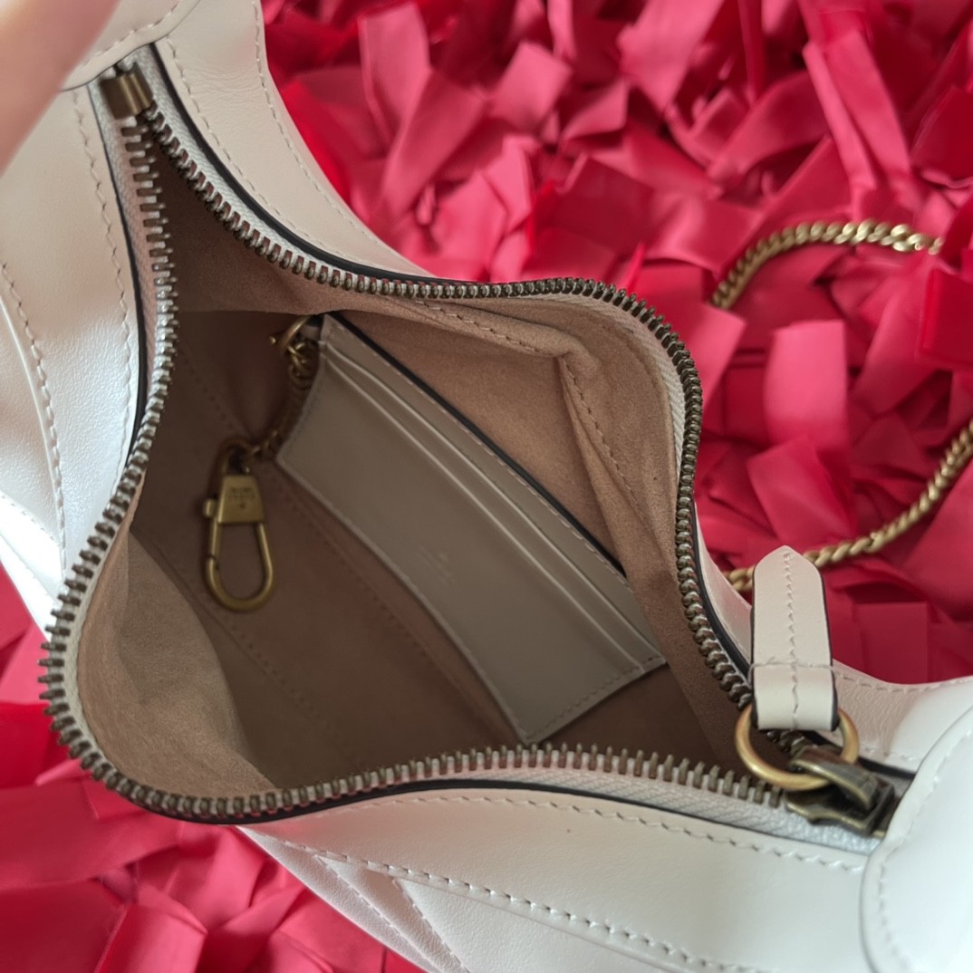 GUCCI Marmont mini handbag with half moon shape