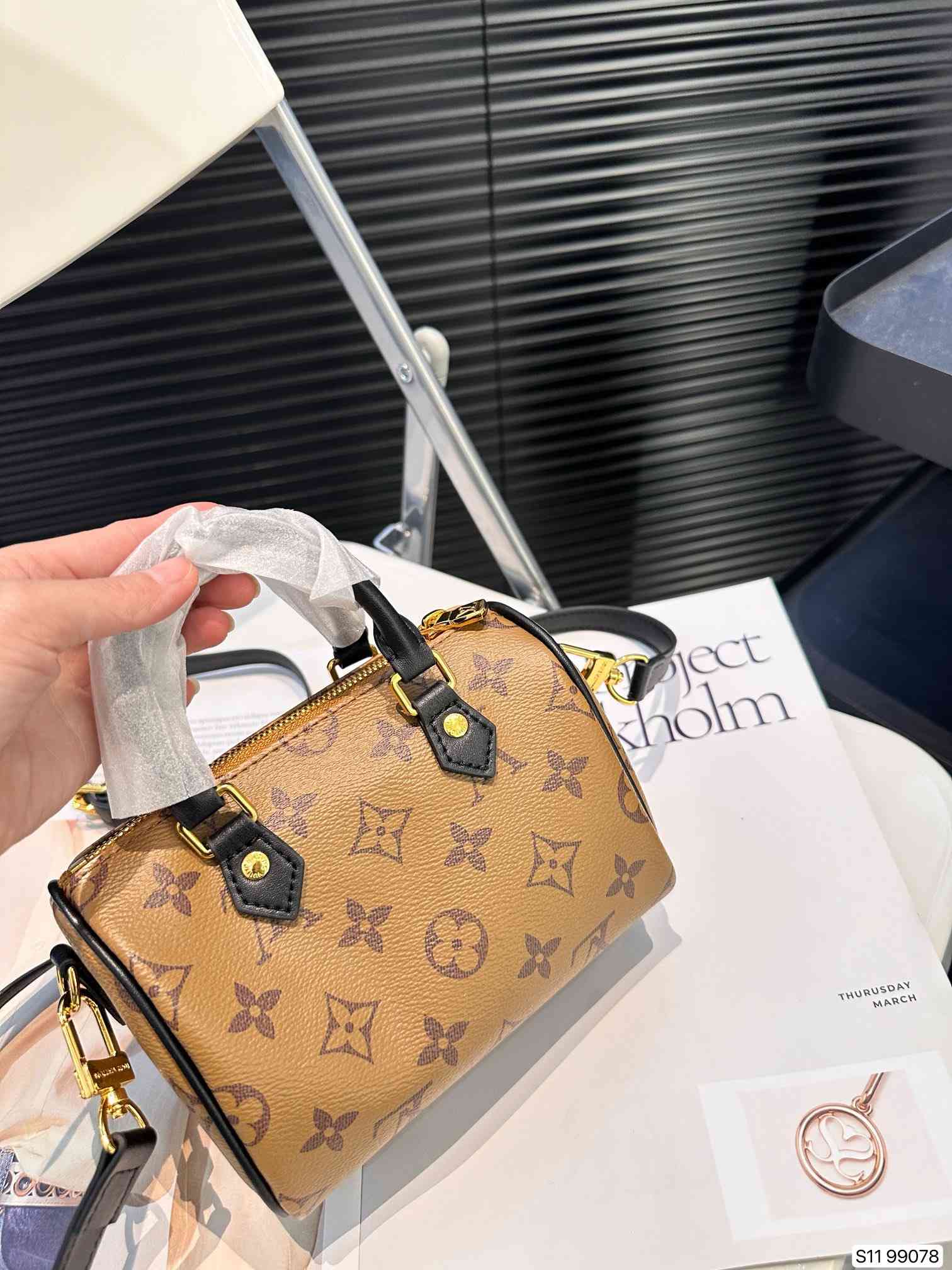 Louis Vuitton NANO SPEEDY Handbag