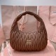 MIUMIU Wander Matelasse Large soft sheep leather Hobo bag