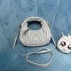 MIUMIU Wander Matelasse soft goat leather mini Hobo bag