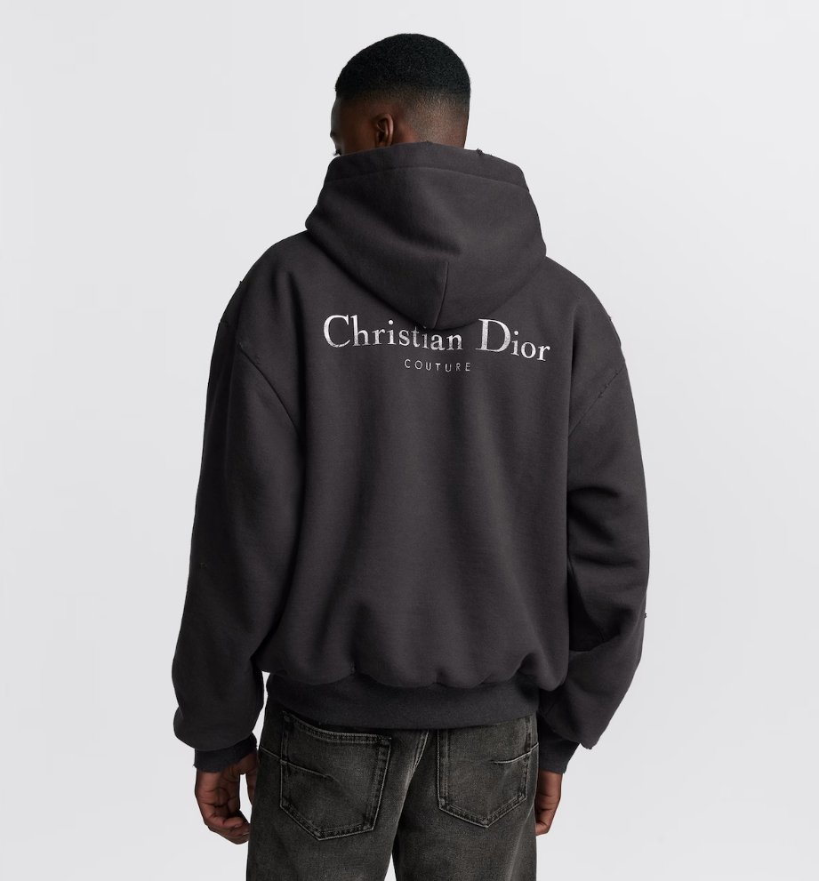 DIOR Couture Hooded Lined Sweatshirt