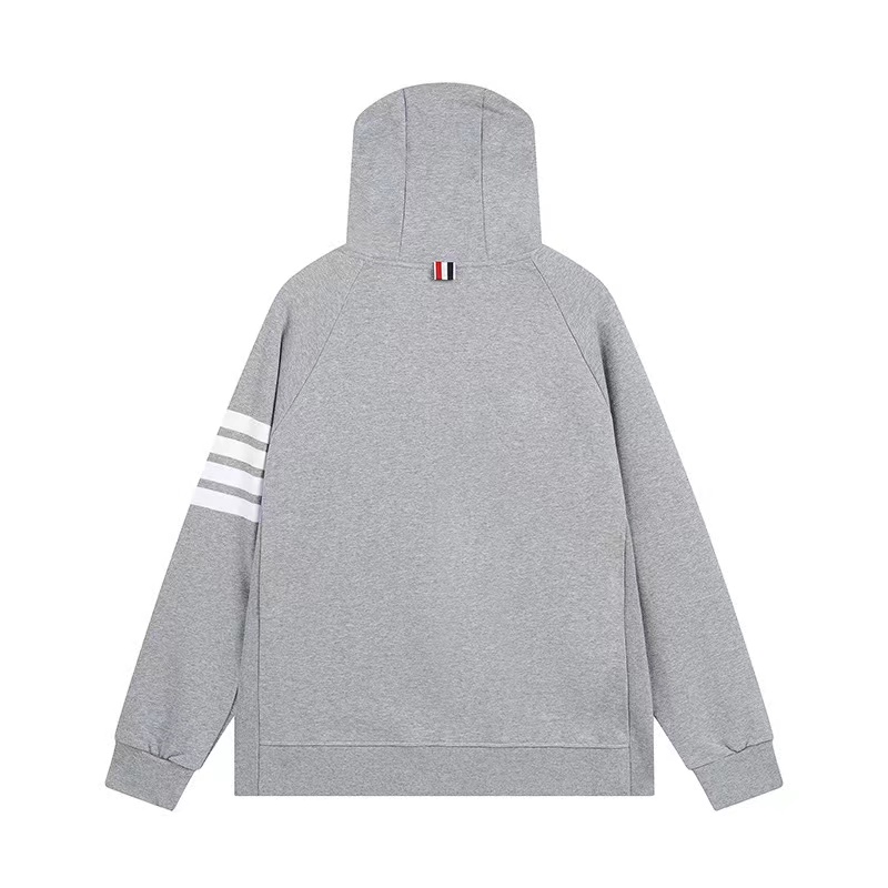 Thom Browne Four-stripe Zip-up Hoodie