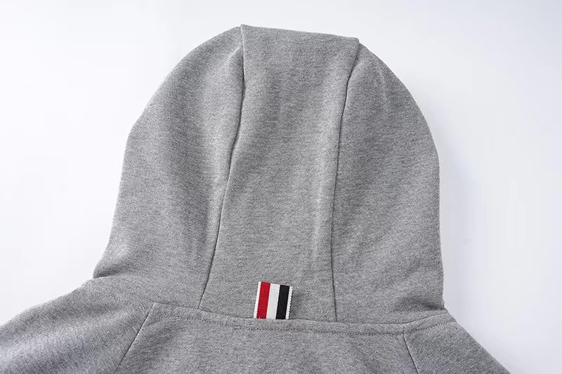 Thom Browne Four-stripe Zip-up Hoodie