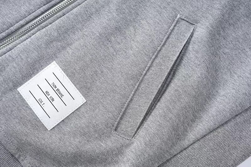 Thom Browne Four-stripe Zip-up Hoodie