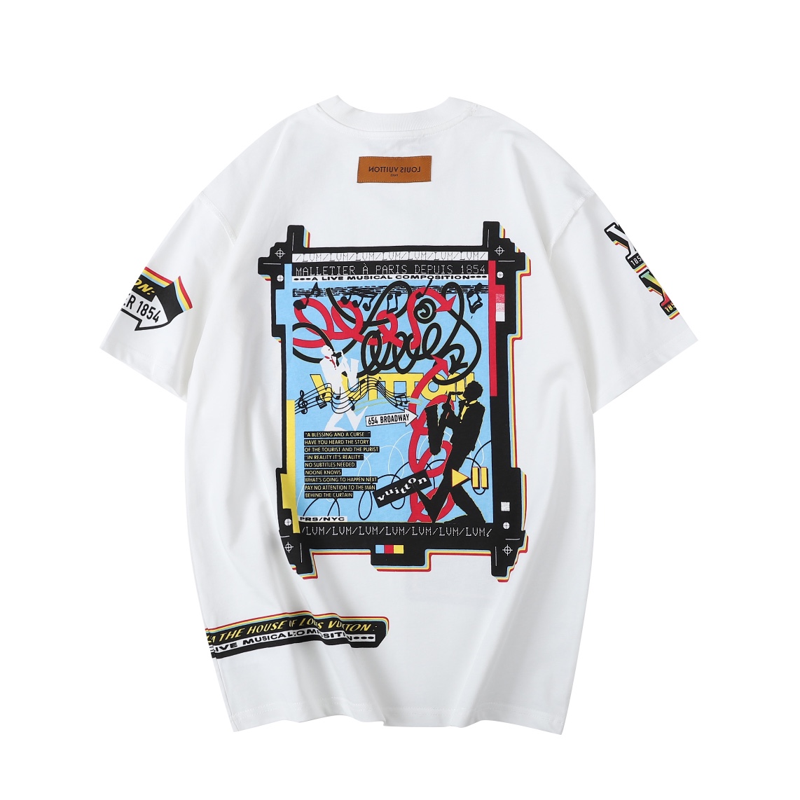 Louis Vuitton Jazz Flyers Cotton T-Shirts