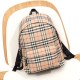 Burberry nylon plaid backpack