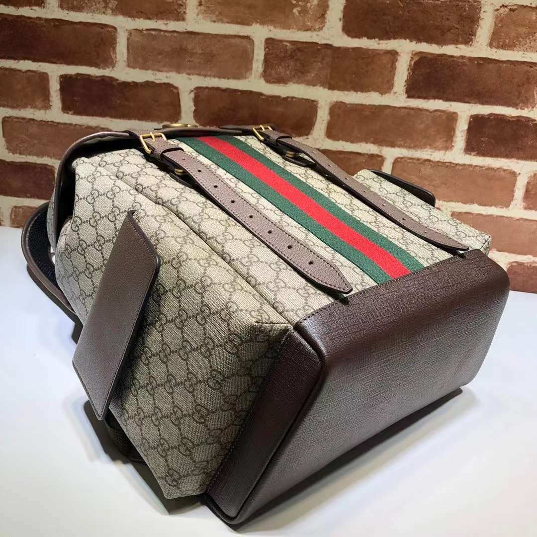 GUCCI Ophidia GG Supreme canvas backpack