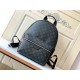 Louis Vuitton DISCOVERY small all-black backpack